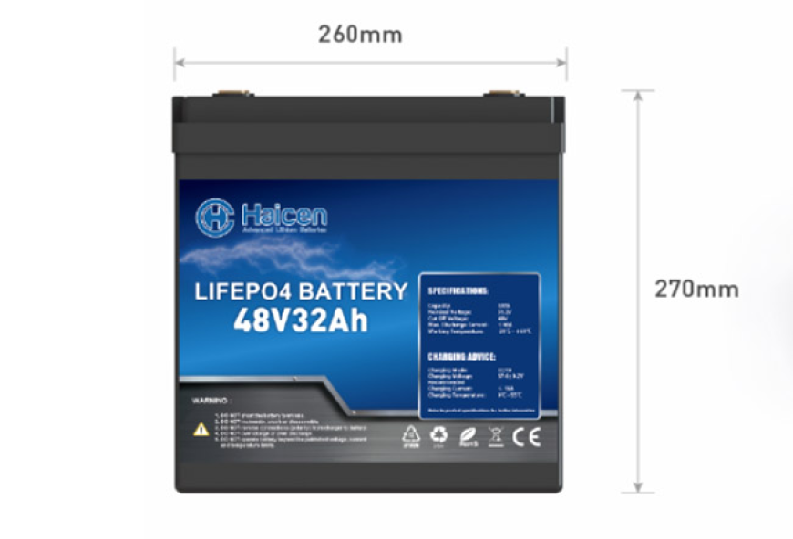 HCGC2S Series, 48V32Ah, 48V35Ah Smart LiFePO4 Lithium Battery - Boundless Battery LiFePO4 Battery
