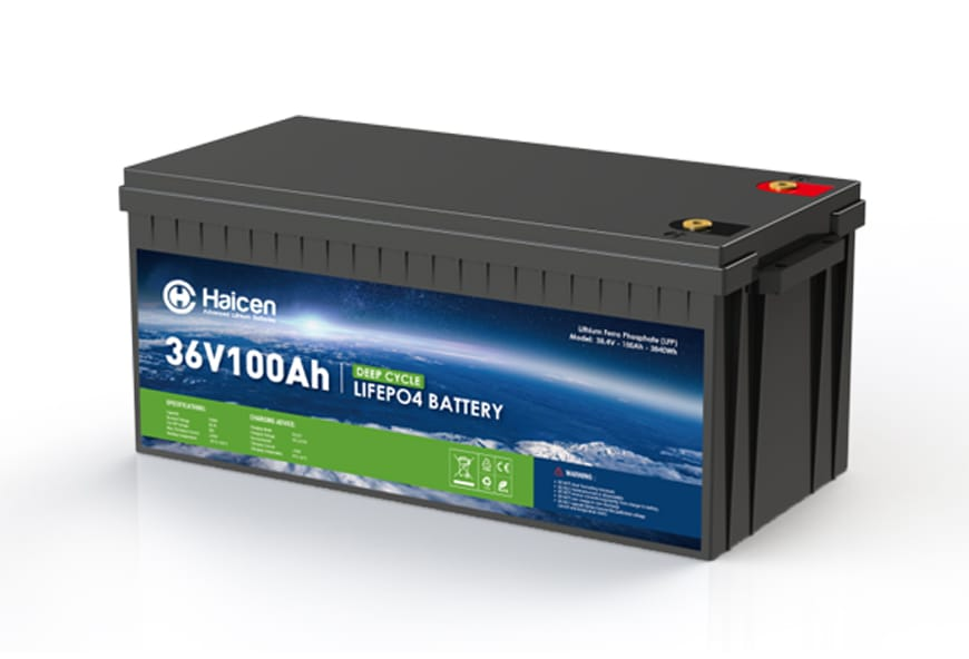 36V100Ah(BCI Group 4D) Deep Cycle Lithium Battery - Boundless Battery LiFePO4 Battery