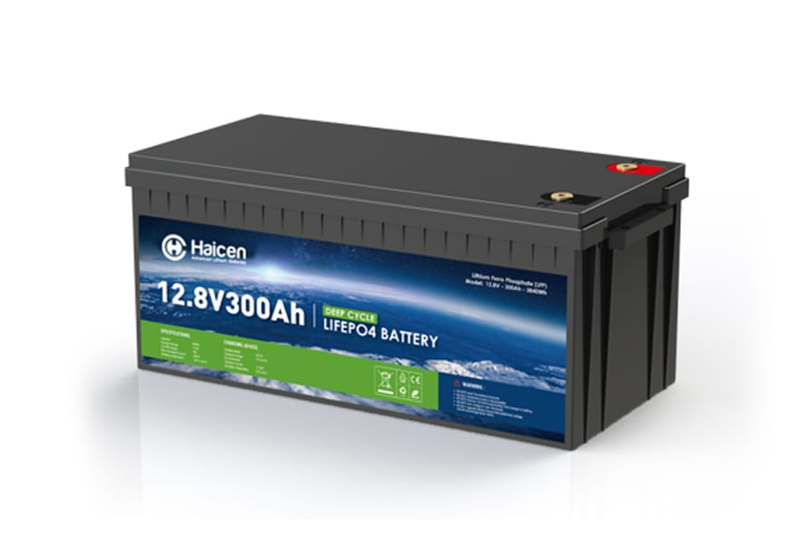 12.8V300Ah(BCI Group 4D) Deep Cycle Lithium Battery - Boundless Battery LiFePO4 Battery