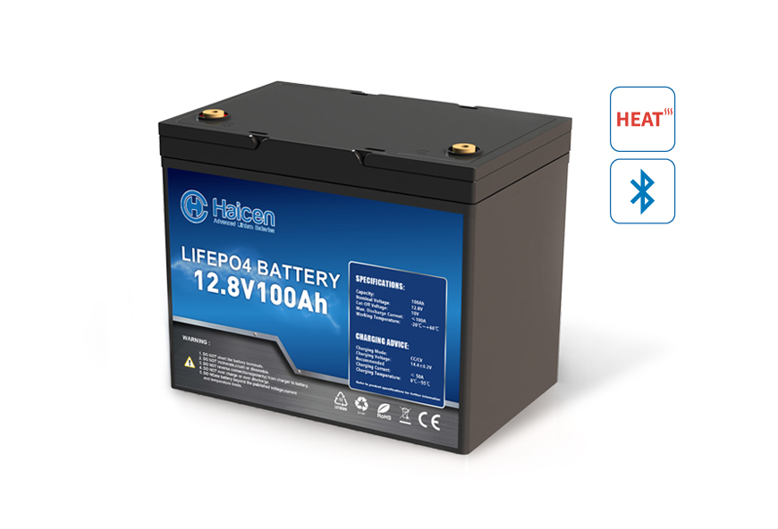 12.8V100Ah(BCI Group 24) Deep Cycle Lithium Battery - Boundless Battery LiFePO4 Battery