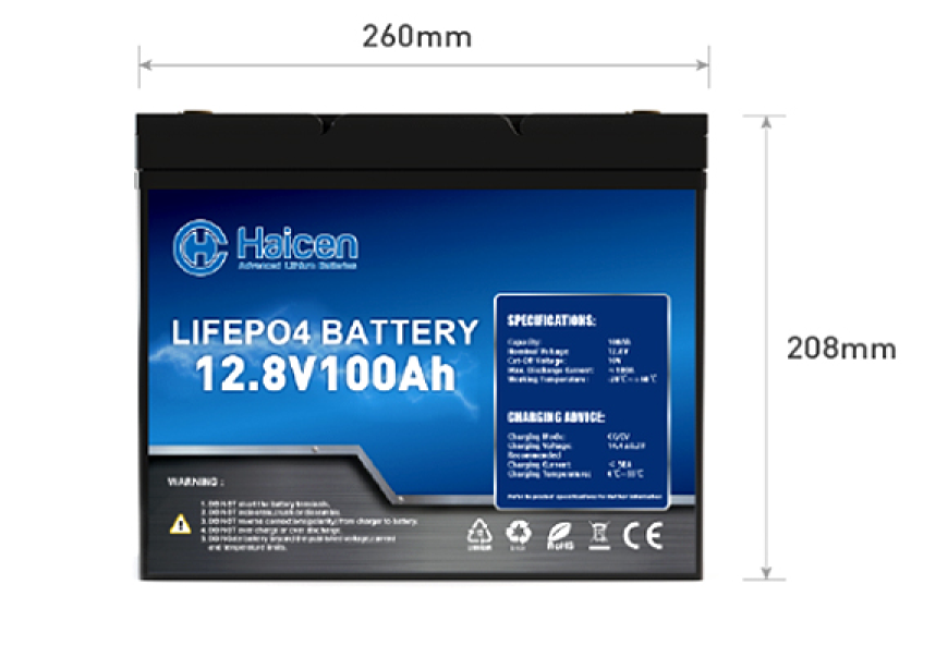 HCG24(BCI Group 24) Series-12V100/120/135Ah,24V50/65Ah, 48V30Ah LiFePO4 Lithium Batteries - product image 1