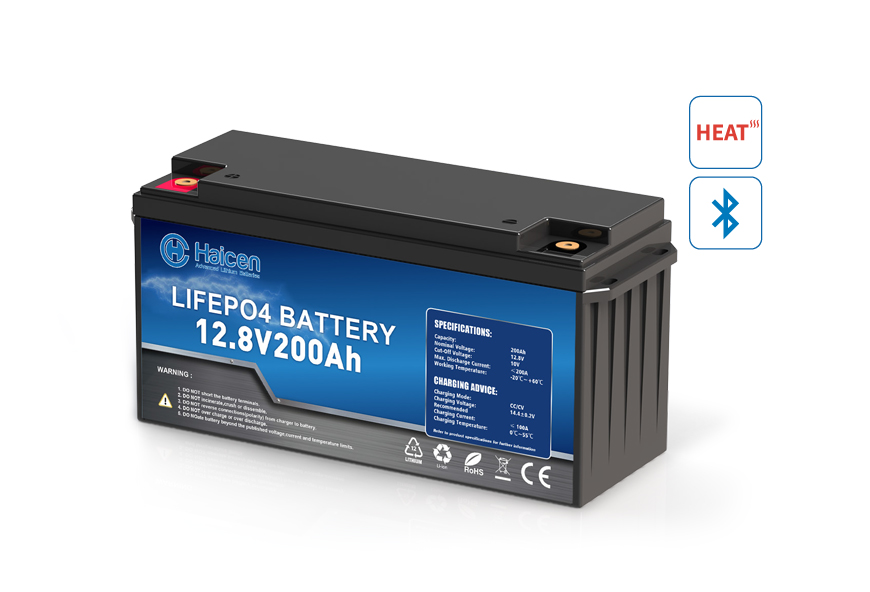 12.8V200Ah(BCI Group 49) Deep Cycle Lithium Battery - Boundless Battery LiFePO4 Battery