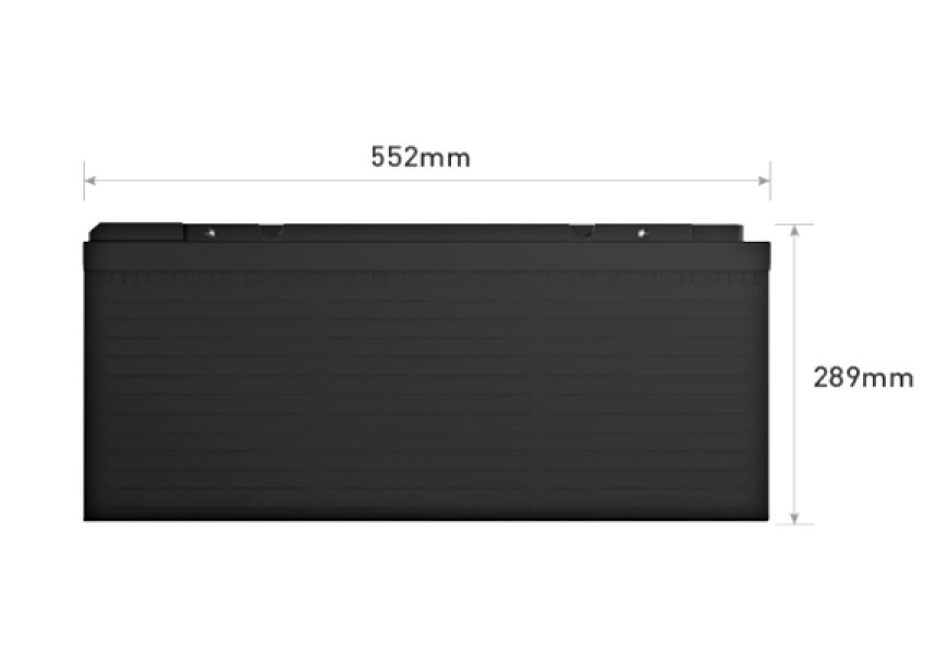 HC552 Series-12V175/200Ah, 24V80/100Ah Slimline LiFePO4 Lithium Battery - product image 1