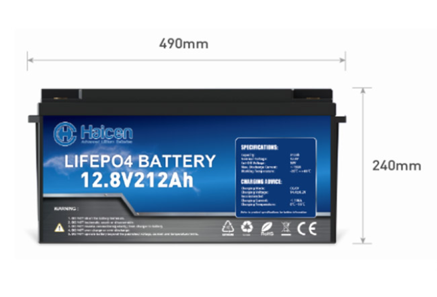 HCG49S(BCI Group 49) Series-12V212Ah, 24V106Ah LiFePO4 Lithium Battery - product image 3