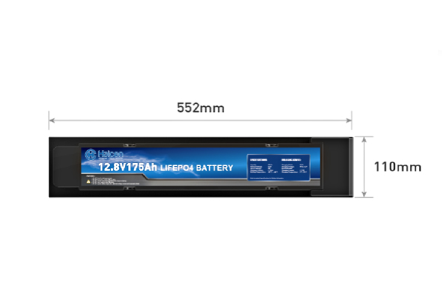 HC552S Series-12V175/200Ah Slimline Smart LiFePO4 Lithium Battery - product image 3