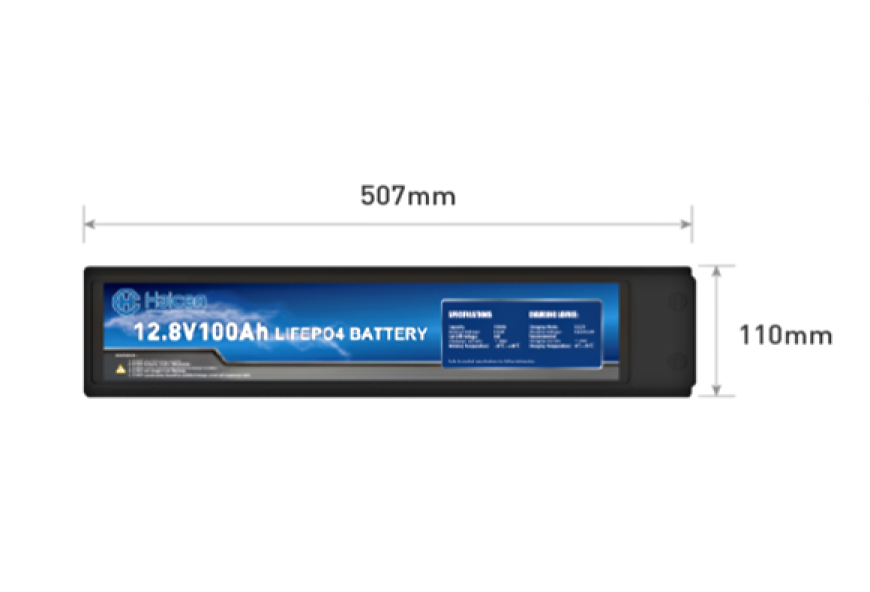 HC507S Series-12V100/125Ah Slimline Smart LiFePO4 Lithium Battery - product image 2